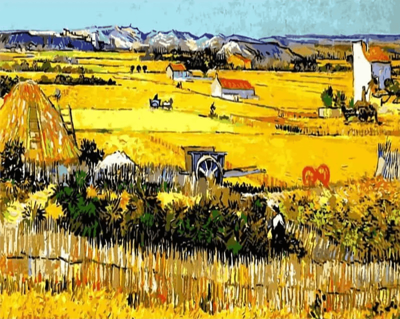 Diamond Painting Paysage rural de Van Gogh - SEOS Shop ®