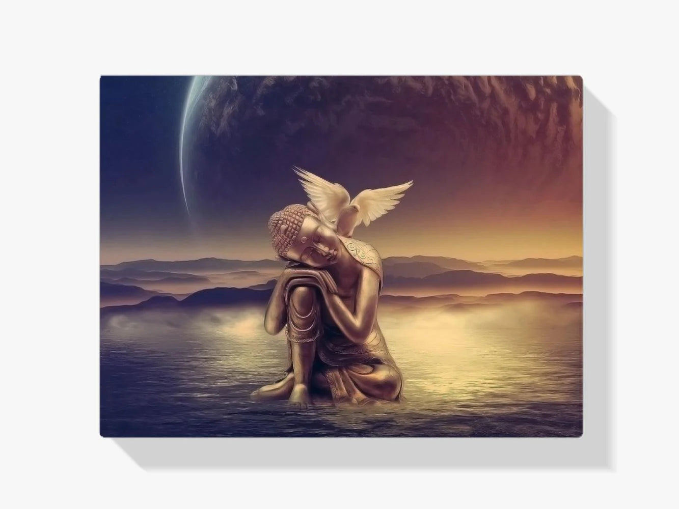 Diamond Painting Bouddha avec lune - SEOS Shop ®