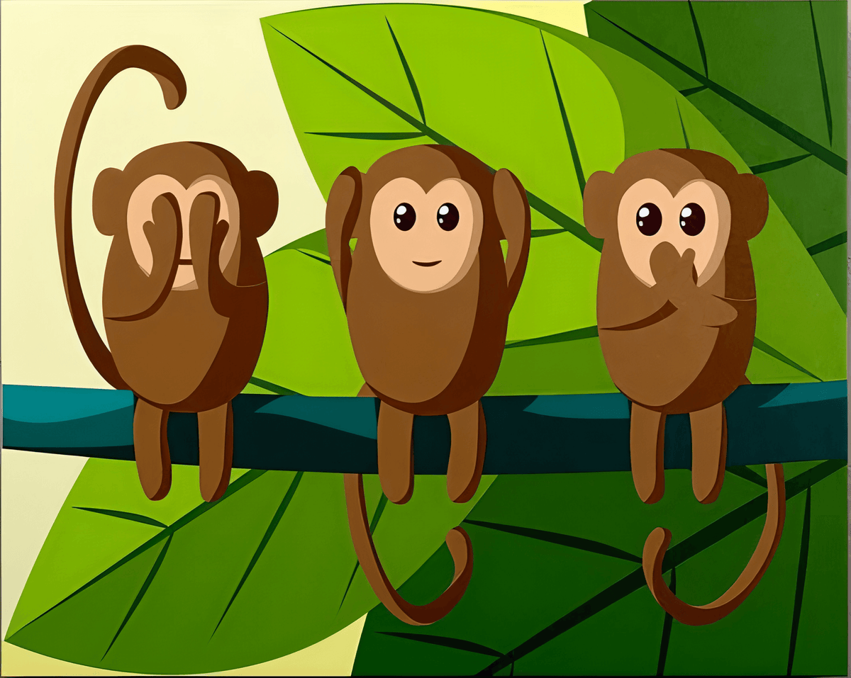 Diamond Painting - Trois Singes - SEOS Shop ®