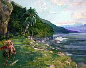 Diamond Painting Un chemin de cavalier à Tahiti - SEOS Shop ®