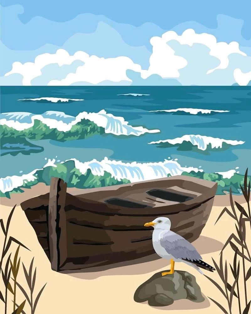 Diamond Painting - Goéland solitaire - SEOS®