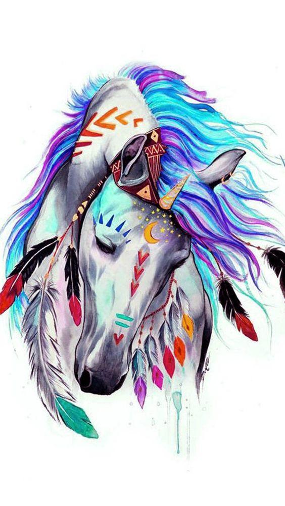 Diamond Painting - Cheval Fantôme - SEOS®