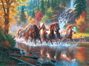 Diamond Painting Groupe chevaux dans l'eau - SEOS Shop ®
