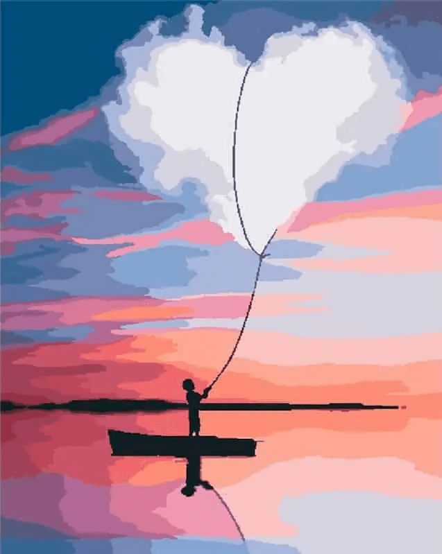 Diamond Painting - Coeur sur bateau - SEOS Shop ®