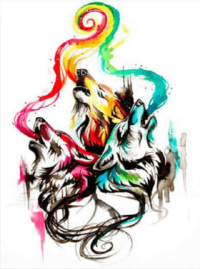 Diamond Painting Loups Pleureurs – SEOS Shop ®