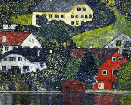 Diamond Painting Huizen à Unterach sur l'Attersee - SEOS Shop ®