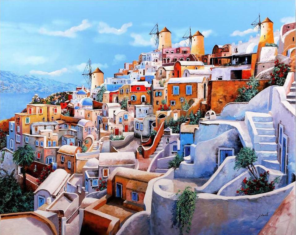 Diamond Painting - Les couleurs de Santorin - SEOS Shop ®