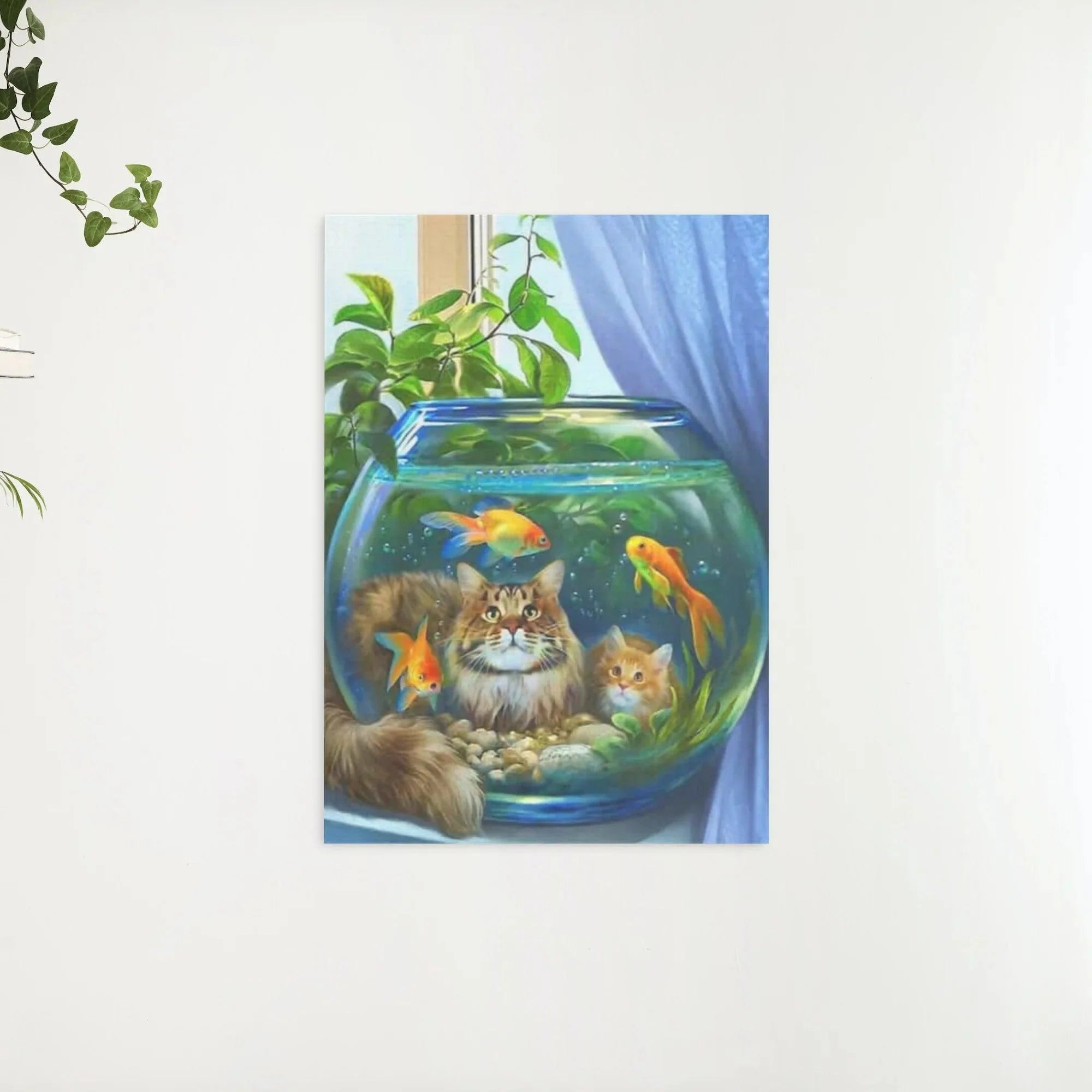 Diamond Painting Chat Avec Poisson - SEOS Shop ®