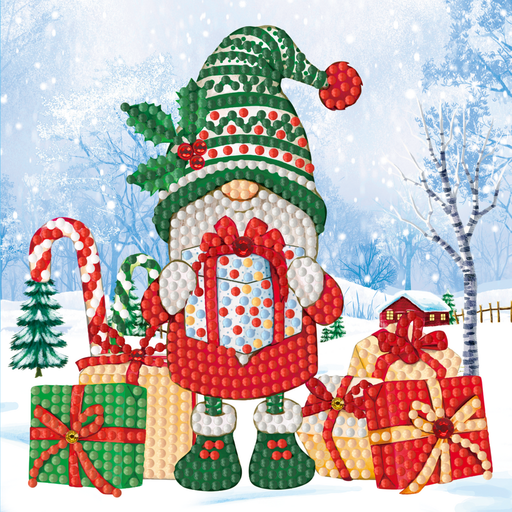 Diamond painting cartes de Noël - set de 12 - y compris des enveloppes