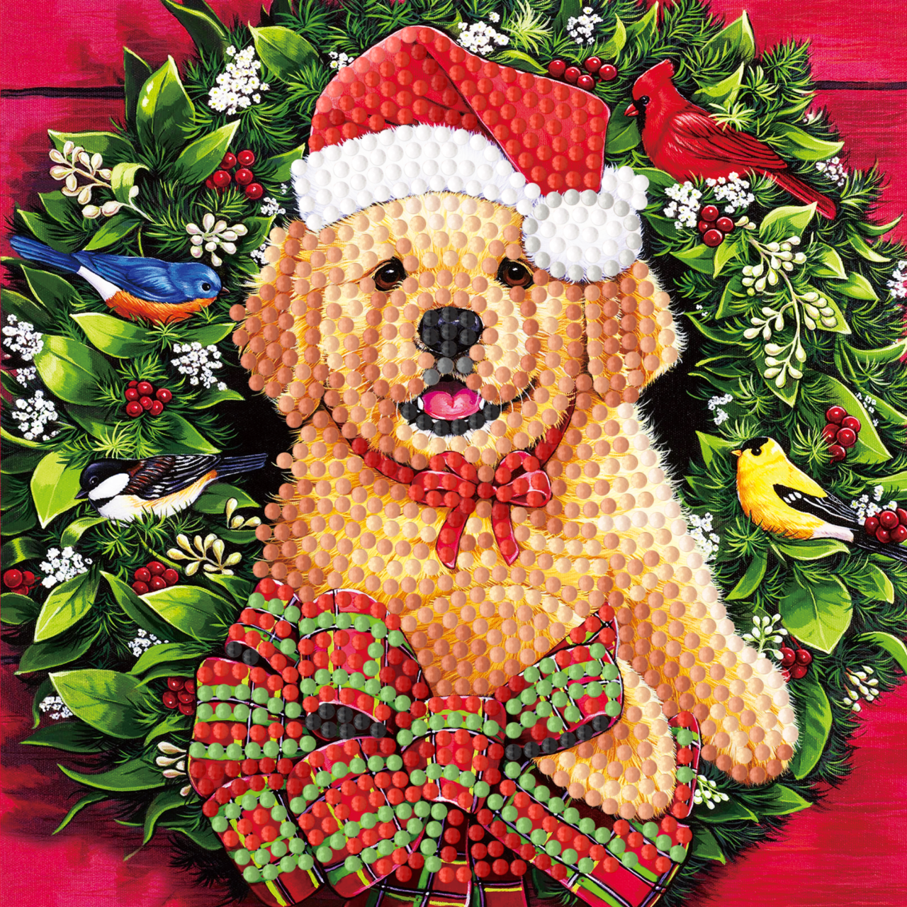 Diamond painting cartes de Noël - set de 12 - y compris des enveloppes