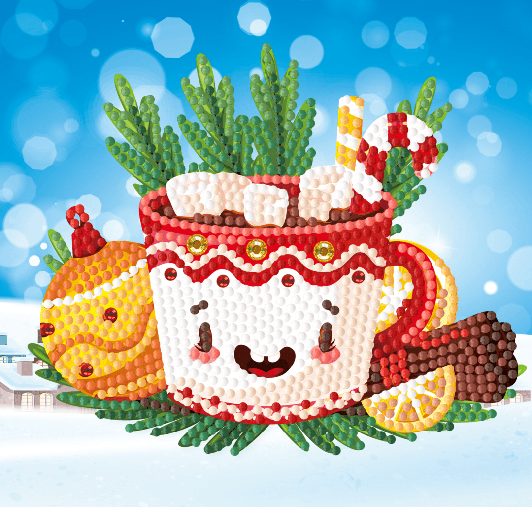 Diamond painting cartes de Noël - set de 12 - y compris des enveloppes
