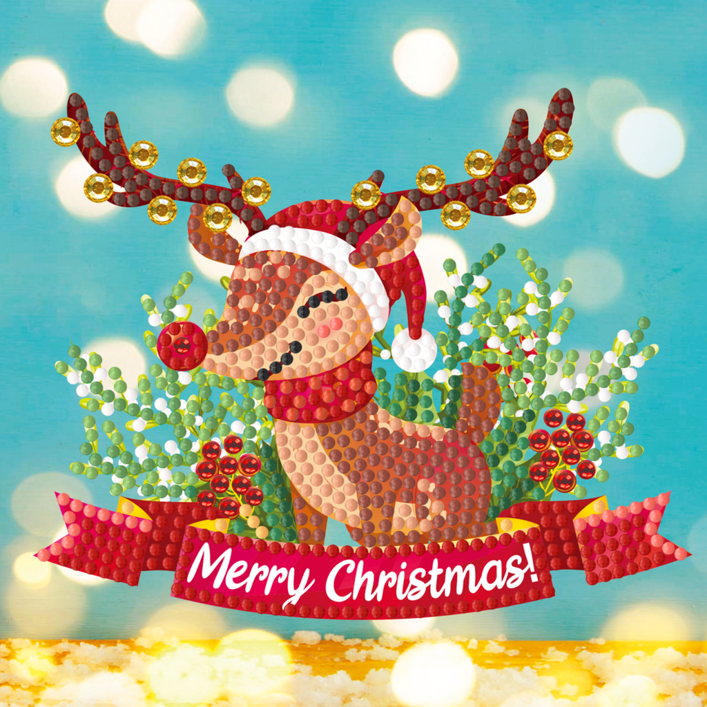 Diamond painting cartes de Noël - set de 12 - y compris des enveloppes