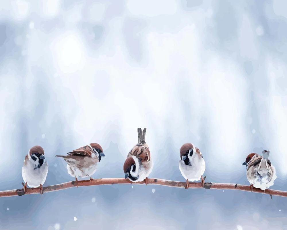 Diamond Painting - Petits Oiseaux Mignons - SEOS Shop ®