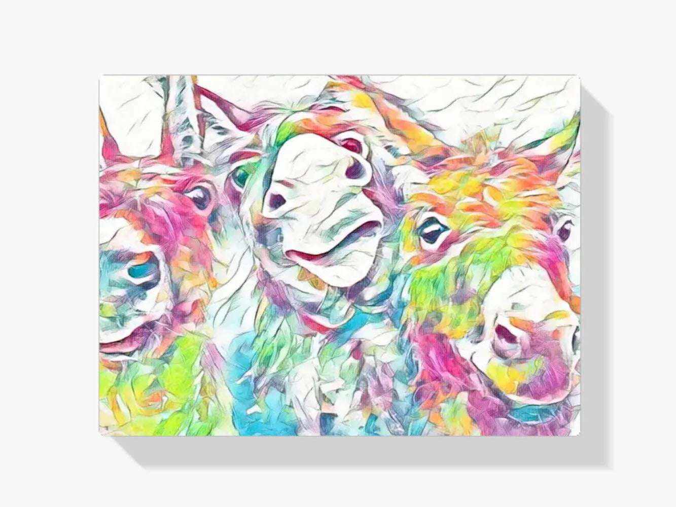 Diamond Painting ânes colorés - SEOS Shop ®
