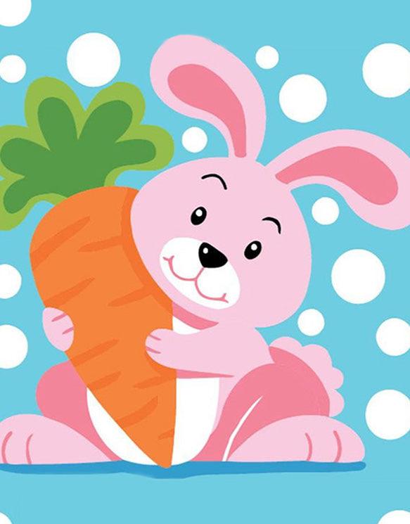 Diamond Painting - Lapin avec Carotte - SEOS®