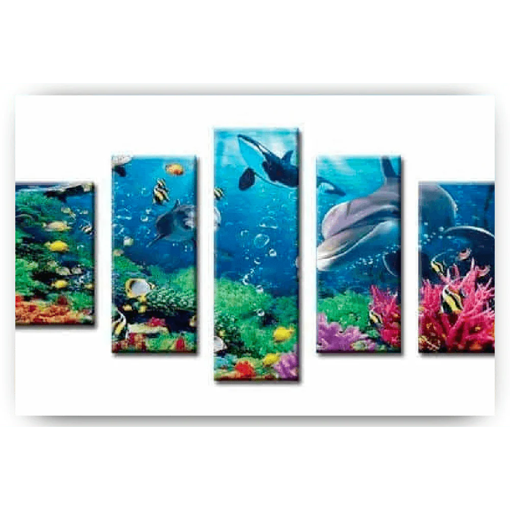Diamond Painting Beaux animaux marins 5 pièces - SEOS Shop ®