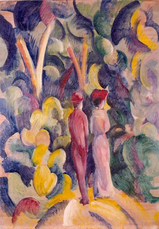 Diamond Painting - Couple sur le chemin forestier - SEOS Shop ®