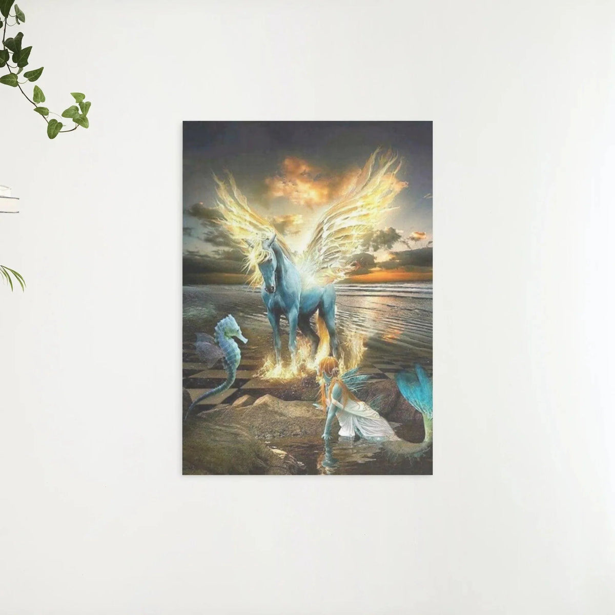 Diamond Painting Cheval Sirène et Hippocampe - SEOS Shop ®