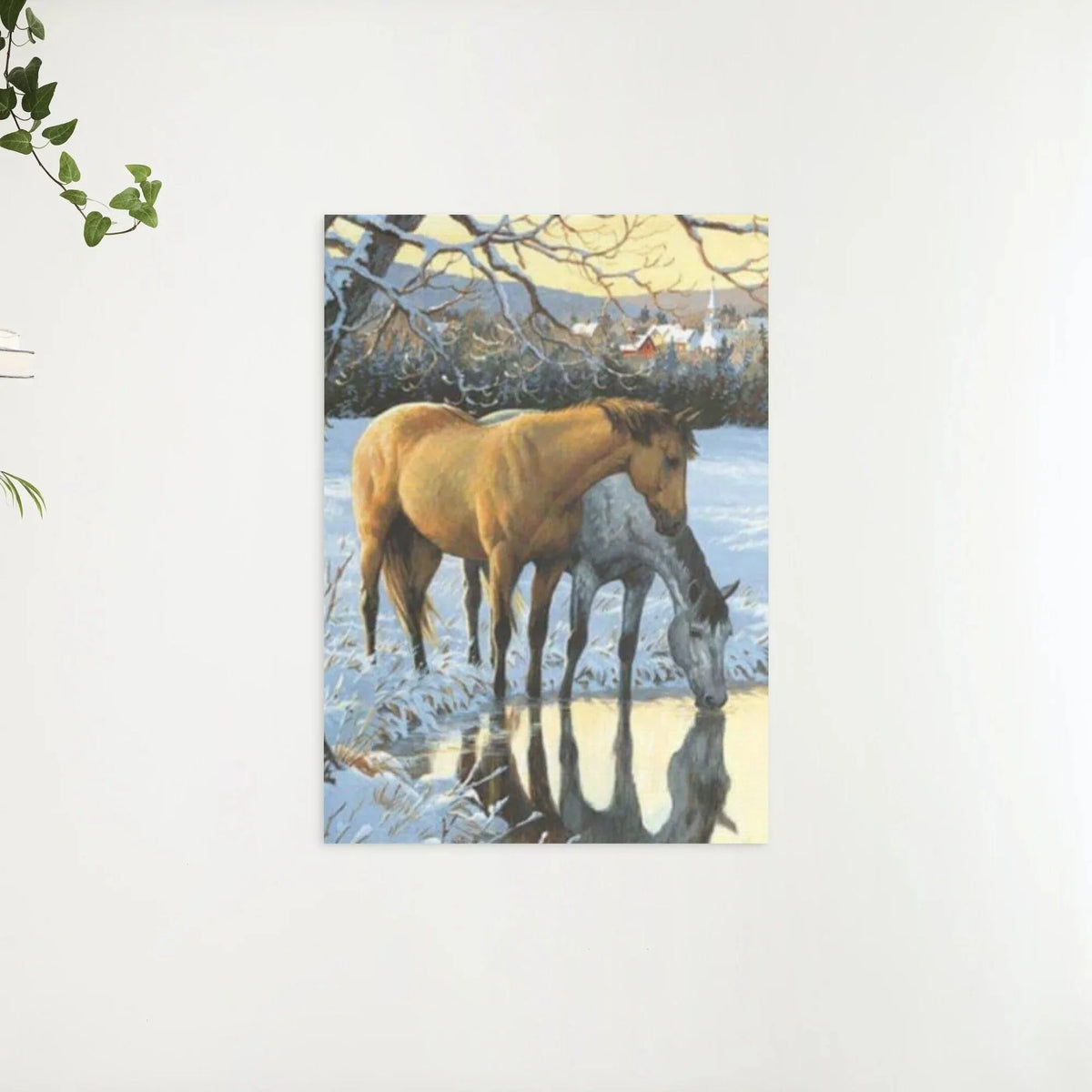 Diamond Painting Chevaux buvant de l'eau - SEOS Shop ®