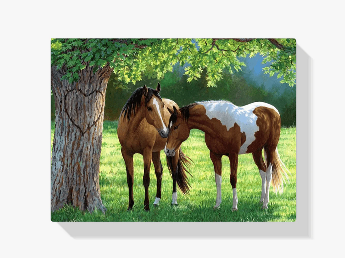 Diamond Painting Chevaux sous un arbre - SEOS Shop ®