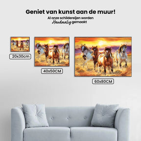 Diamond Painting Magnifiques chevaux dans un champ - SEOS Shop ®