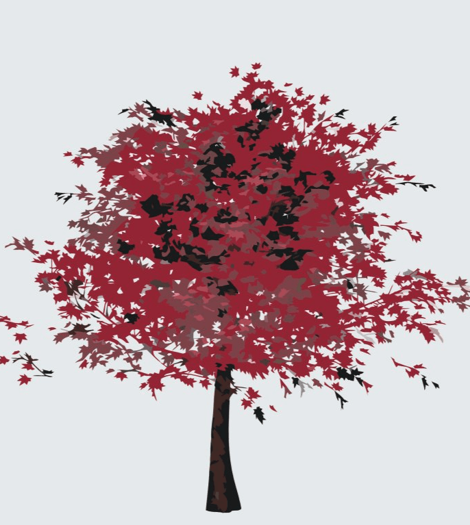 Diamond Painting - Arbre rouge - SEOS Shop ®