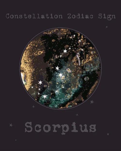 Diamond Painting Signe du Zodiaque - Scorpion - SEOS Shop ®