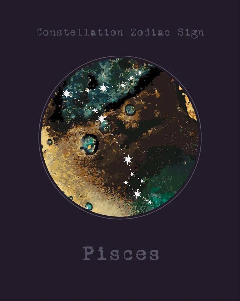 Diamond Painting Signe du Zodiaque - Poissons - SEOS Shop ®