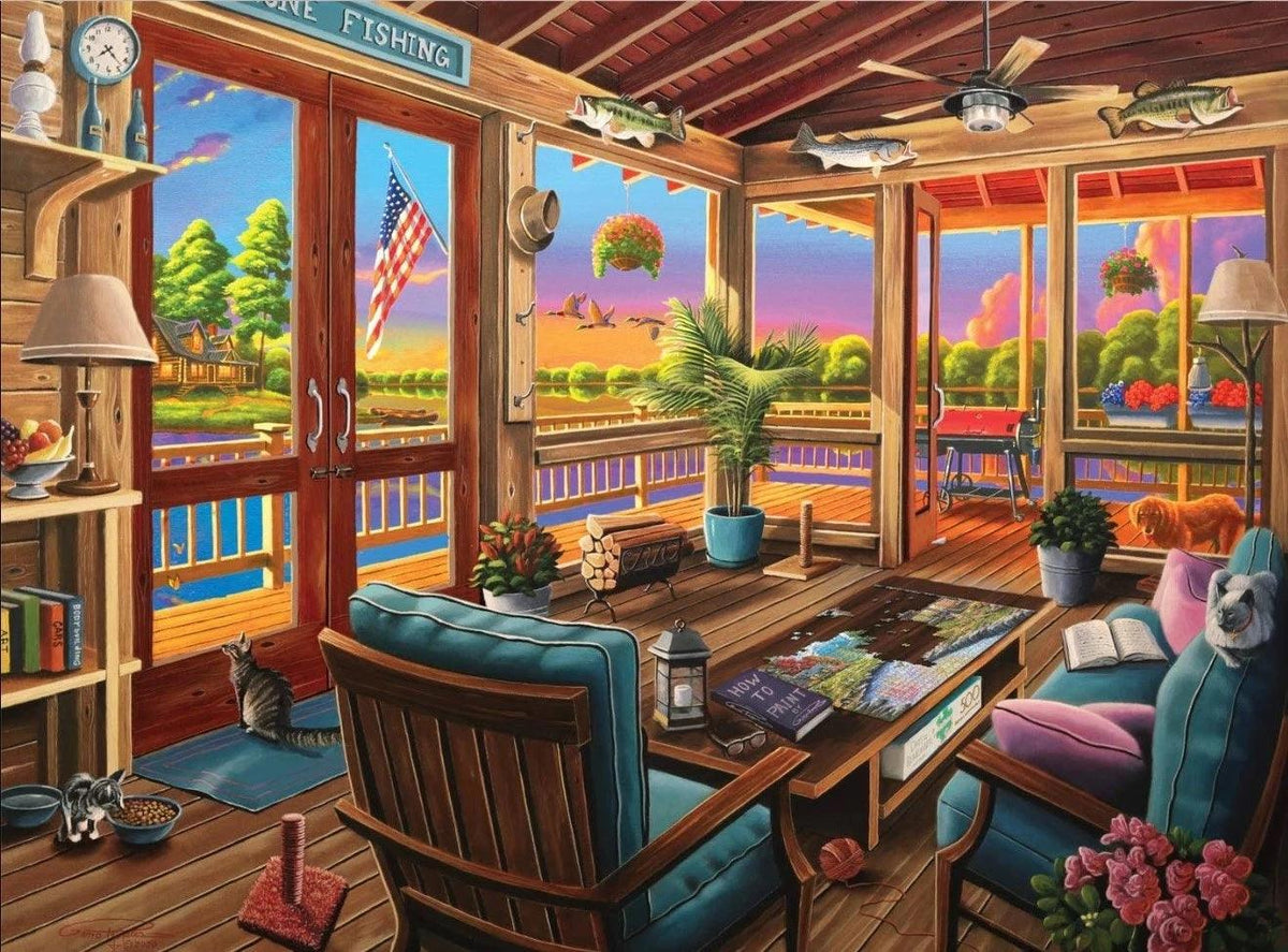 Diamond Painting - Vue sur le lac - SEOS Shop ®