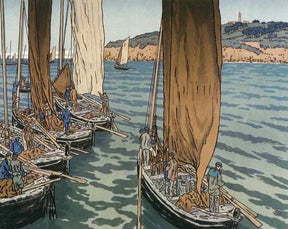 Diamond Painting - Départ des bateaux à Tréboul - SEOS Shop ®