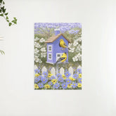 Diamond Painting Oiseau dans le jardin de fleurs - SEOS Shop ®