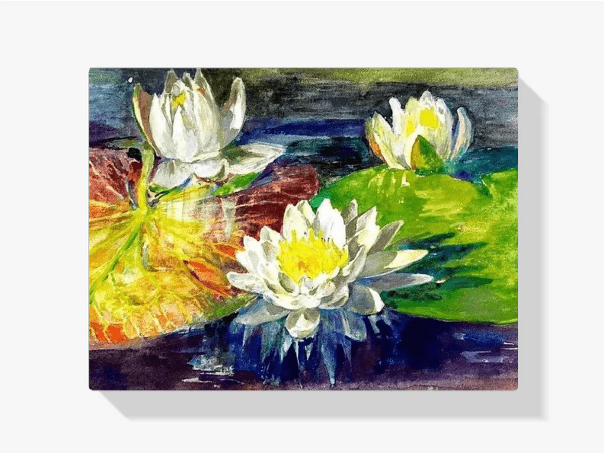 Diamond Painting Nénuphars rouges et verts - SEOS Shop ®