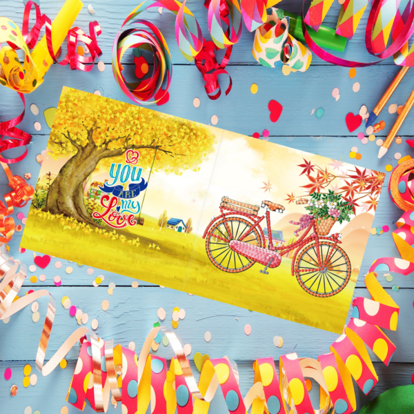 Carte de vœux diamond painting - ensemble de 8 - y compris les enveloppes