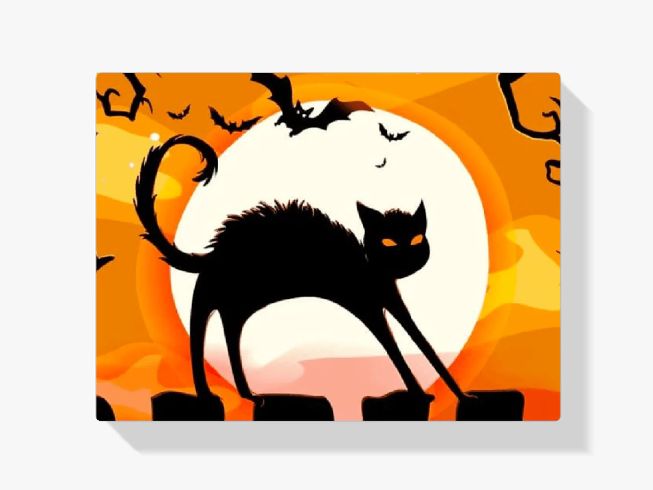 Diamond Painting Chat Noir Dans La Nuit - SEOS Shop ®