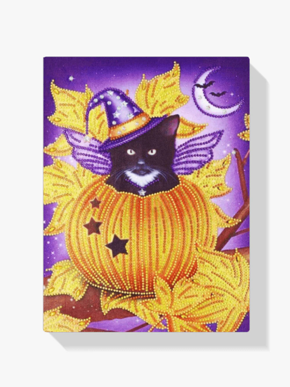 Diamond Painting Chat Noir Dans Citrouille - SEOS Shop ®