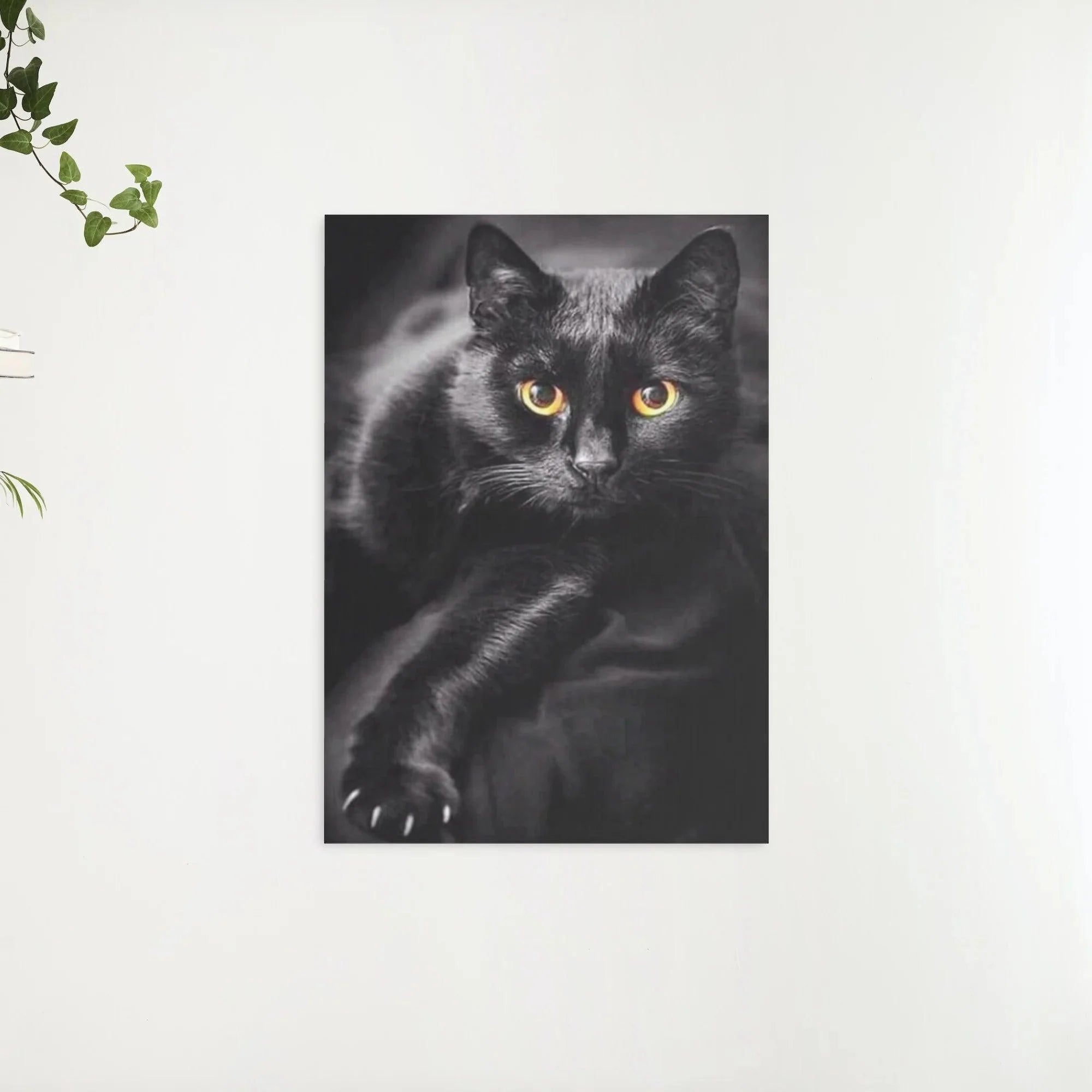 Diamond Painting Chat noir et yeux jaunes - SEOS Shop ®