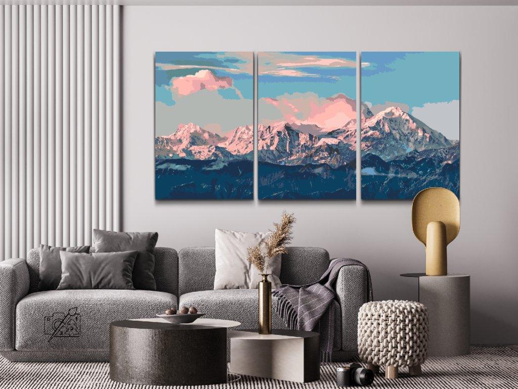 Diamond Painting - Alpes sous la couverture du soleil (Set de 3) - SEOS Shop ®