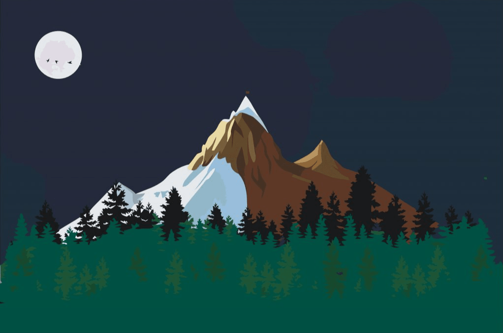 Diamond Painting - Bergen de nuit - SEOS Shop ®
