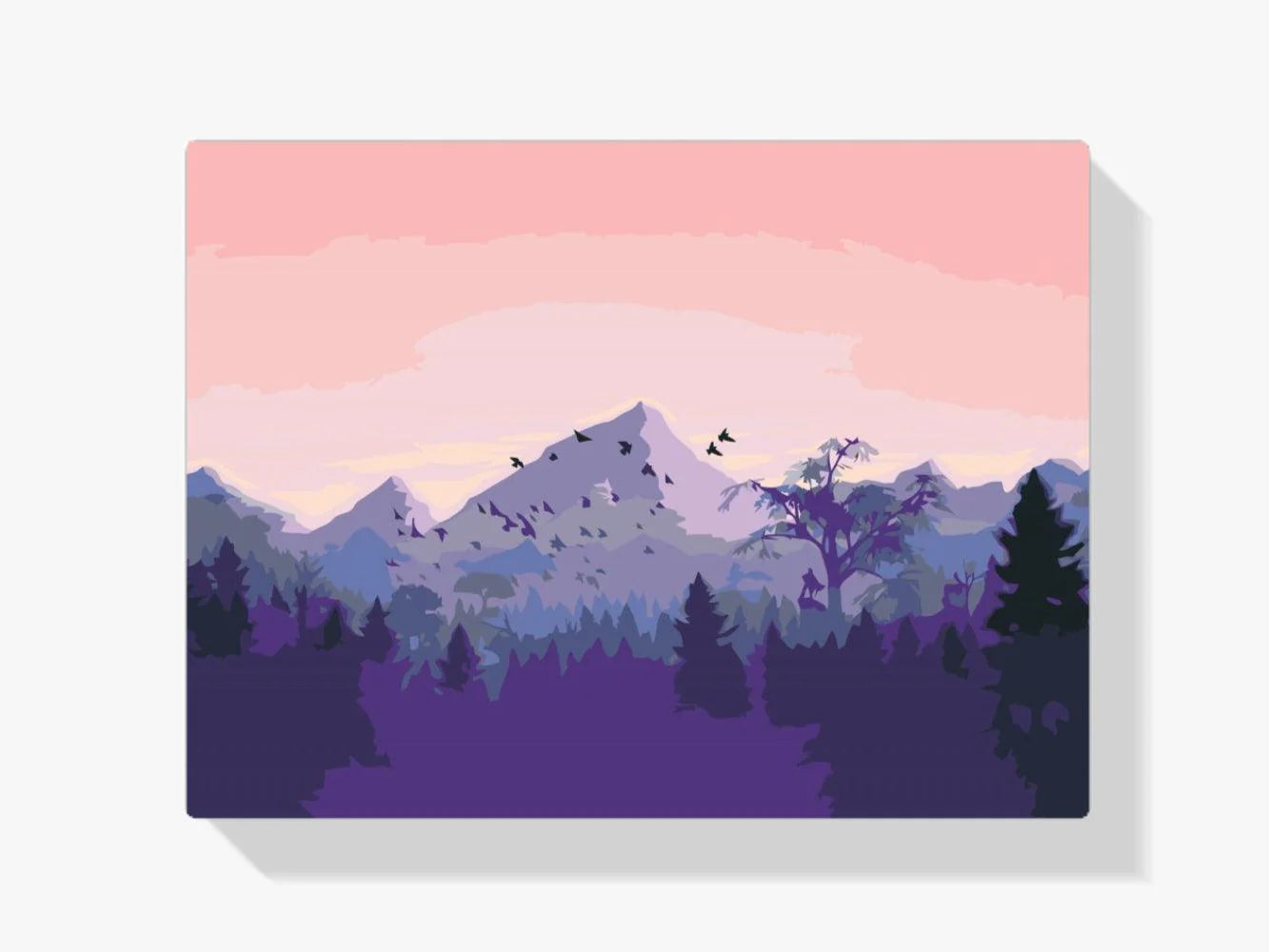 Diamond Painting - Bergen au coucher du soleil - SEOS Shop ®