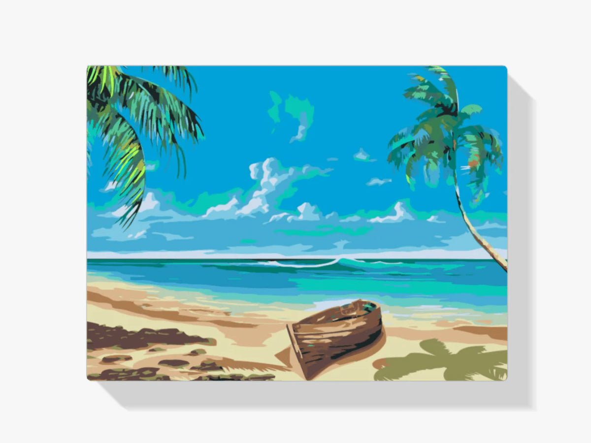 Diamond Painting - Bateau sur la plage - SEOS Shop ®