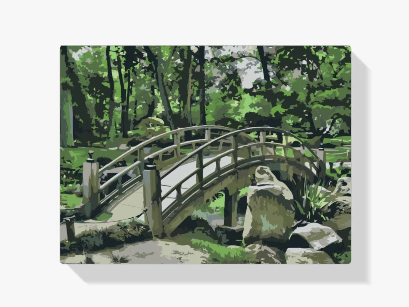 Diamond Painting - Pont dans le jardin - SEOS Shop ®