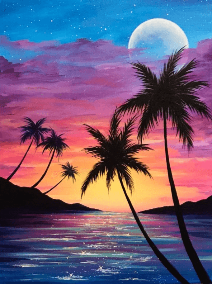 Diamond Painting - Coucher de soleil caribéen - SEOS Shop ®