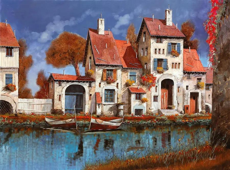 Diamond Painting - La Cascina au bord du lac - SEOS Shop ®