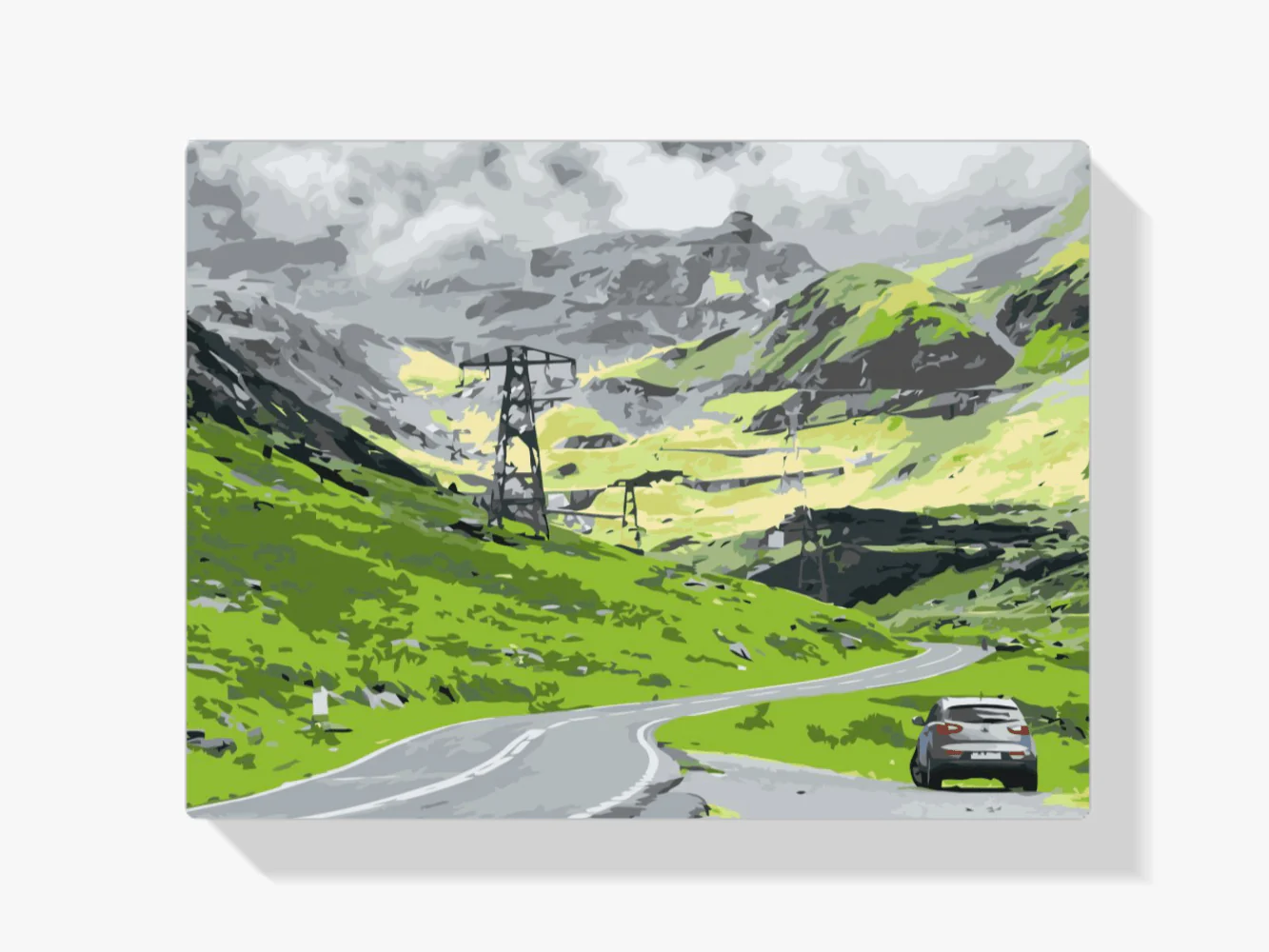 Diamond Painting - La route Transfagarasan en Roumanie - SEOS Shop ®
