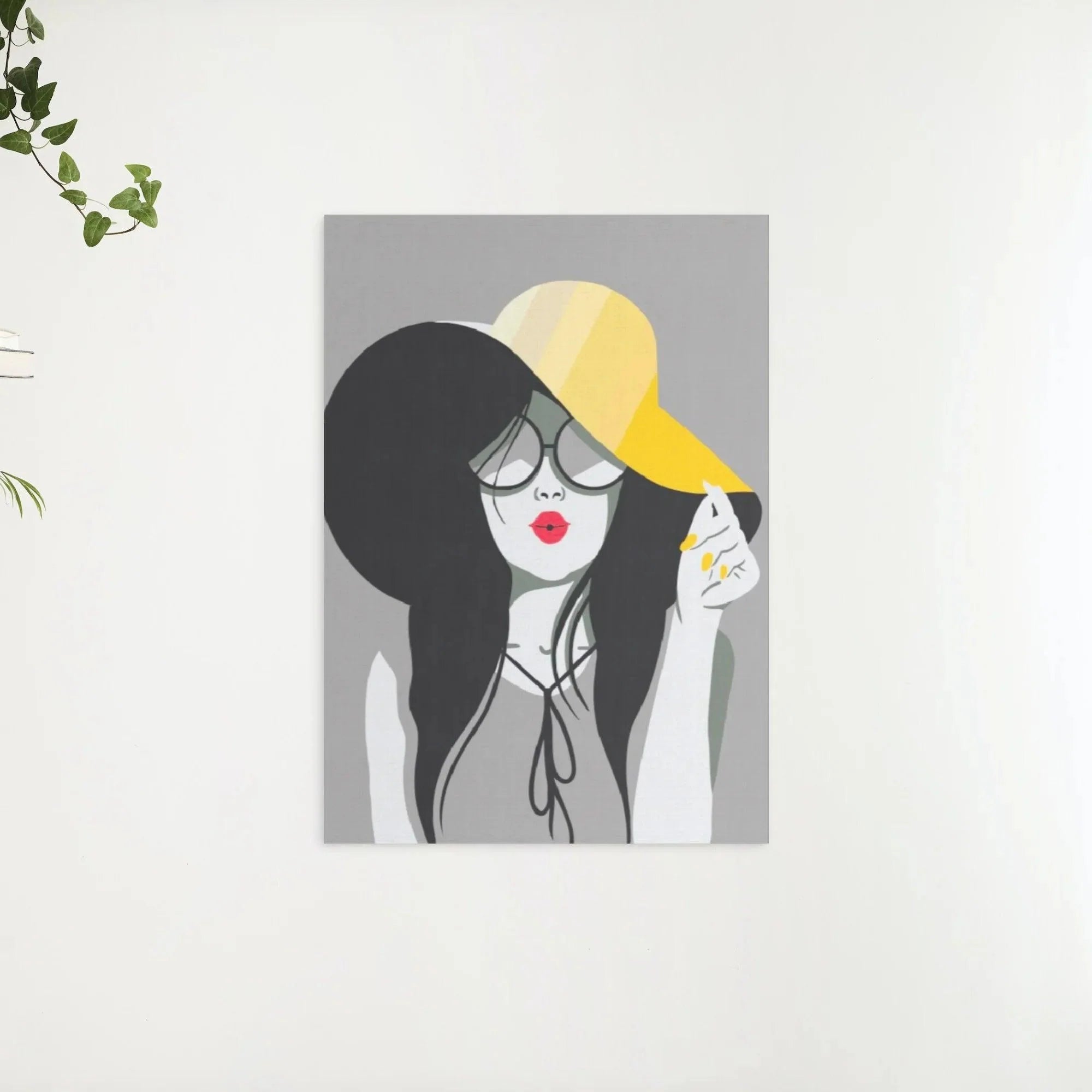 Diamond Painting - La dame au chapeau jaune - SEOS Shop ®