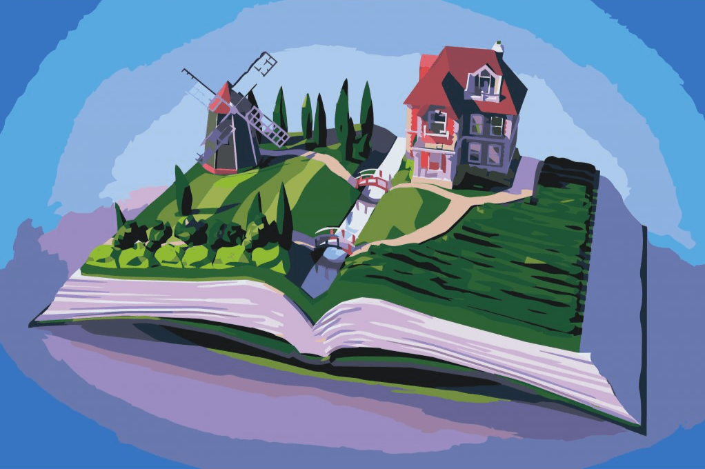 Diamond Painting - Le moulin sur le livre - SEOS Shop ®