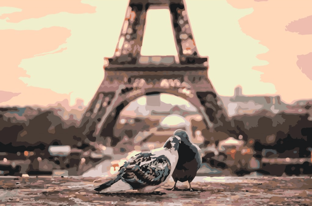 Diamond Painting - Colombe à Paris - SEOS®