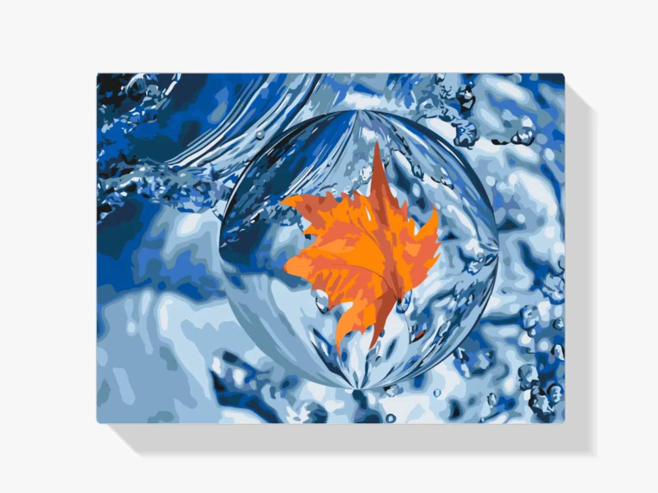 Diamond Painting - Une feuille dans une goutte - SEOS Shop ®
