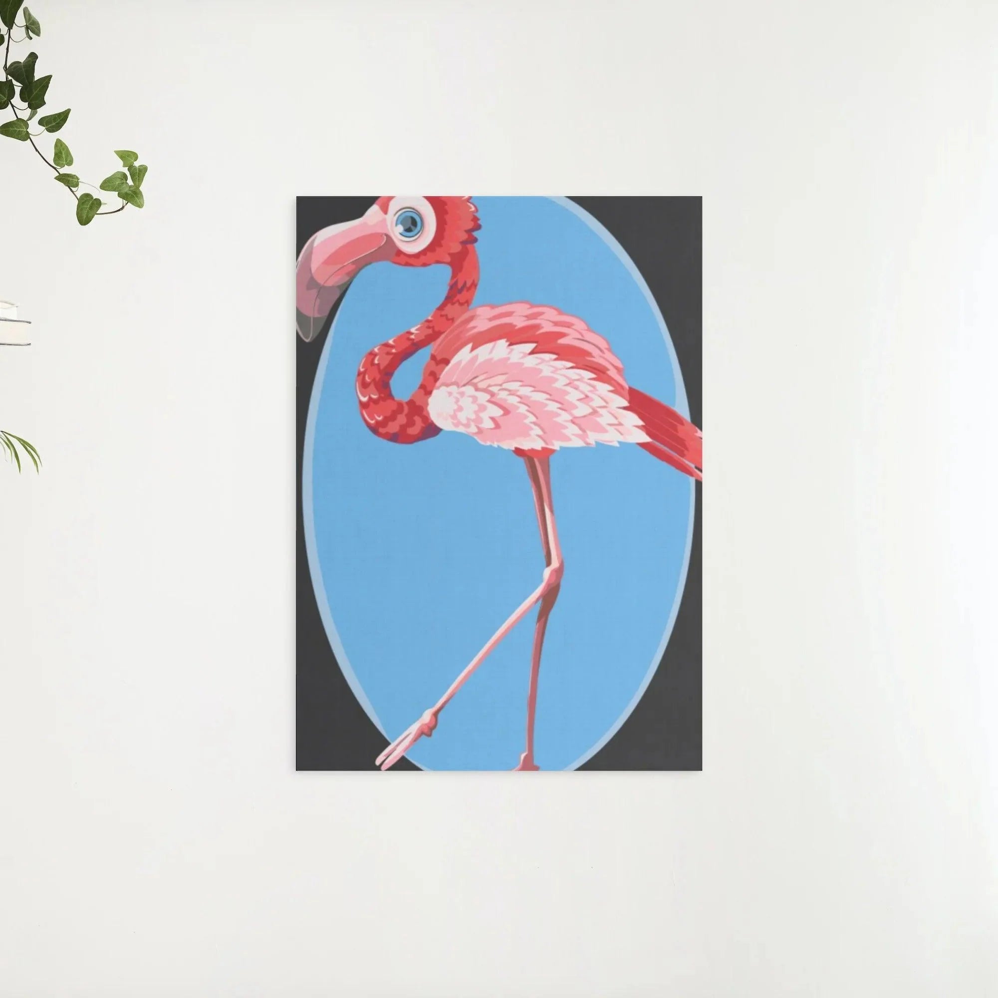 Diamond Painting - Un flamant rose avec ses affaires - SEOS®