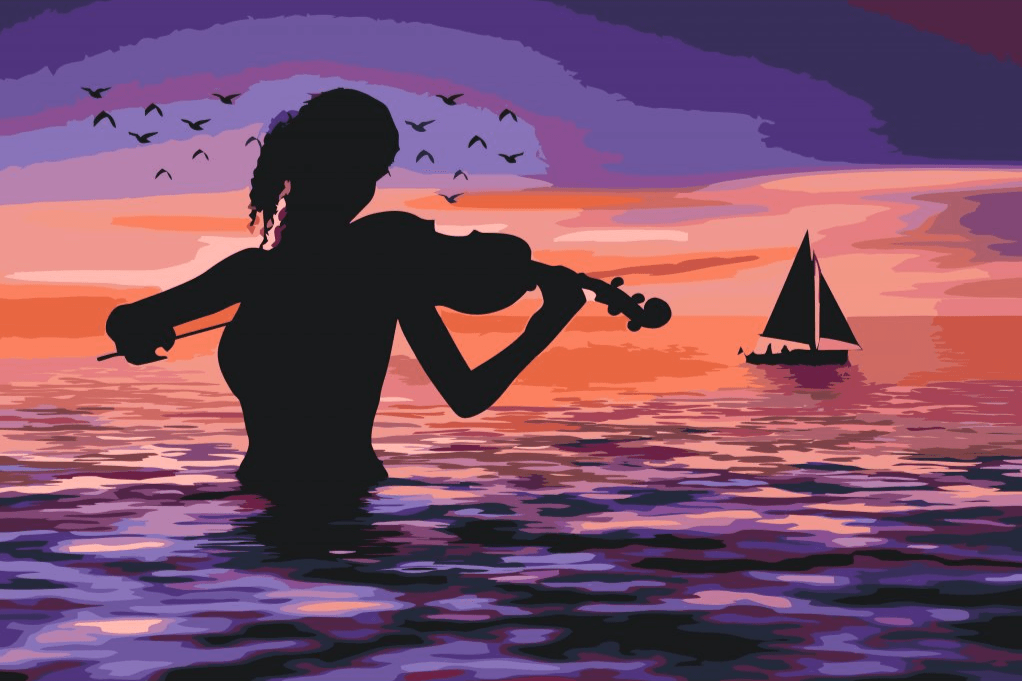 Diamond Painting - Un joueur de champignon dans la mer - SEOS Shop ®